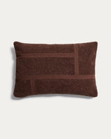 Housse de coussin Lomel marron