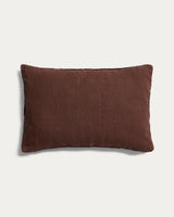 Housse de coussin Lomel marron