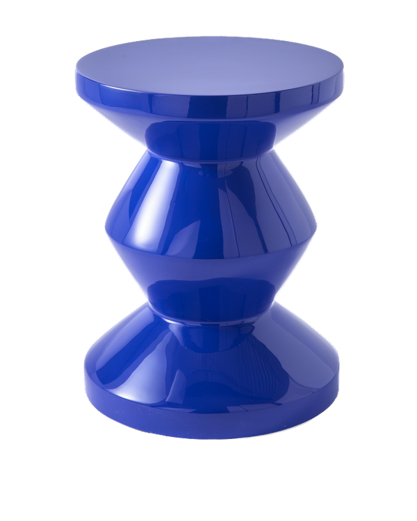 Tabouret Zig Zag — Bleu foncé