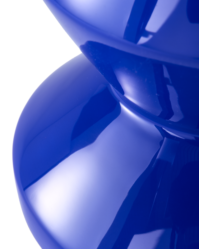 Tabouret Zig Zag — Bleu foncé