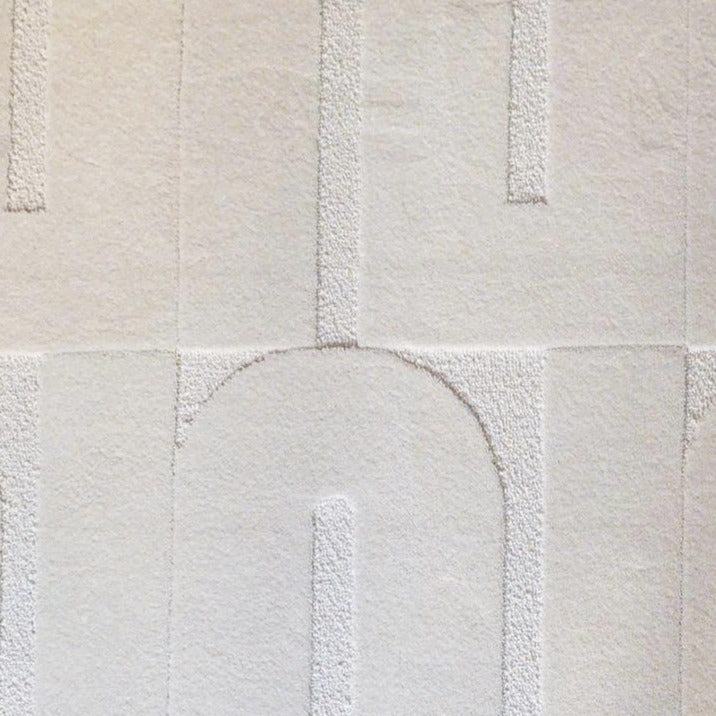 Le Tapis en laine Opéra — Blanc Crème