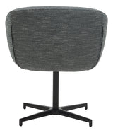 Chaise de réunion Aiko pivotante — Pied noir & Puntino 996 PW