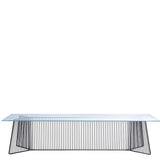 Table de diner Anapo — Transparent, black