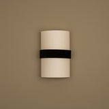 Applique DUONO — Coton écru et liseré noir