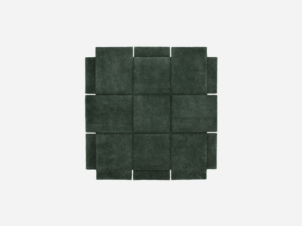 Tapis Basket - 180x180cm — Green