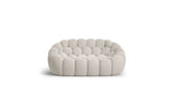 Canapé Bubble Mini 2,5 places tissu Techno 2D Corda, vue de face