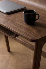Bureau Colman Marron Noyer Foncé détail