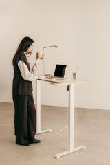 Bureau Serpi Bois Blanc détail