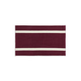 Tapis de bain Stripe HAY bourgogne