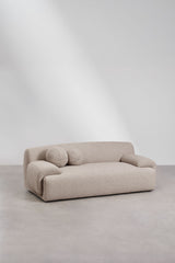 Canapé Shirina 2 places bouclé brun moka