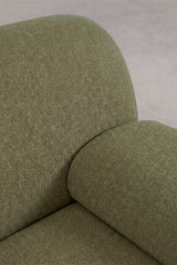 Canapé Shirina 2 places chenille vert army