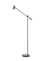 Lampadaire CATO — Vert forêt brillant / noir mat à intensité variable