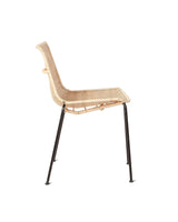 Chaise en rotin Camp — Noir
