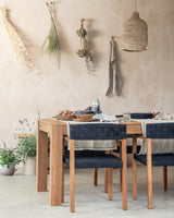Chaise Cora Naturel — Teck & corde noir