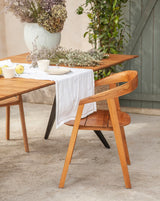 Chaise d'extérieur Arc — Teck naturel