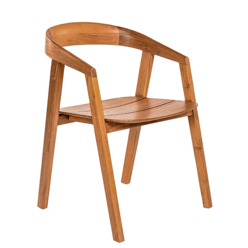 Chaise d'extérieur Arc — Teck naturel