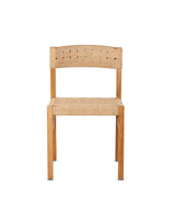 Chaise Cora WA Naturel — Teck & corde naturel