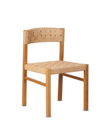 Chaise Cora WA Naturel — Teck & corde naturel