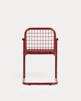 Chaise à accoudoirs Biaritz rouge tinto