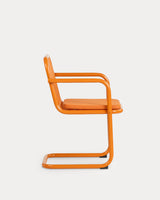 Chaise à accoudoirs Biaritz orange terra