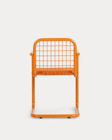 Chaise à accoudoirs Biaritz orange terra