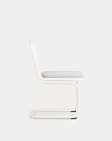 Chaise Biaritz blanc egg white