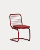 Chaise Biaritz rouge tinto