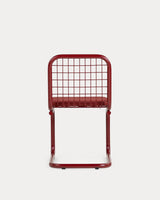 Chaise Biaritz rouge tinto