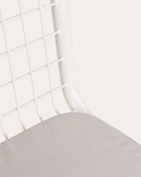 Chaise Biaritz blanc egg white