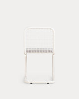 Chaise Biaritz blanc egg white
