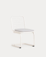 Chaise Biaritz blanc egg white