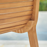 Chaise de jardin TEO — Teck massif