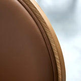 Chaise MAIA — Chêne massif et cuir
