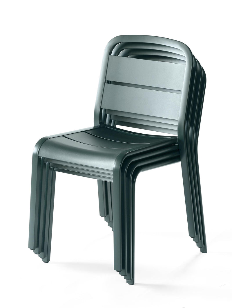 Chaise Aluminium Marumi — Vert