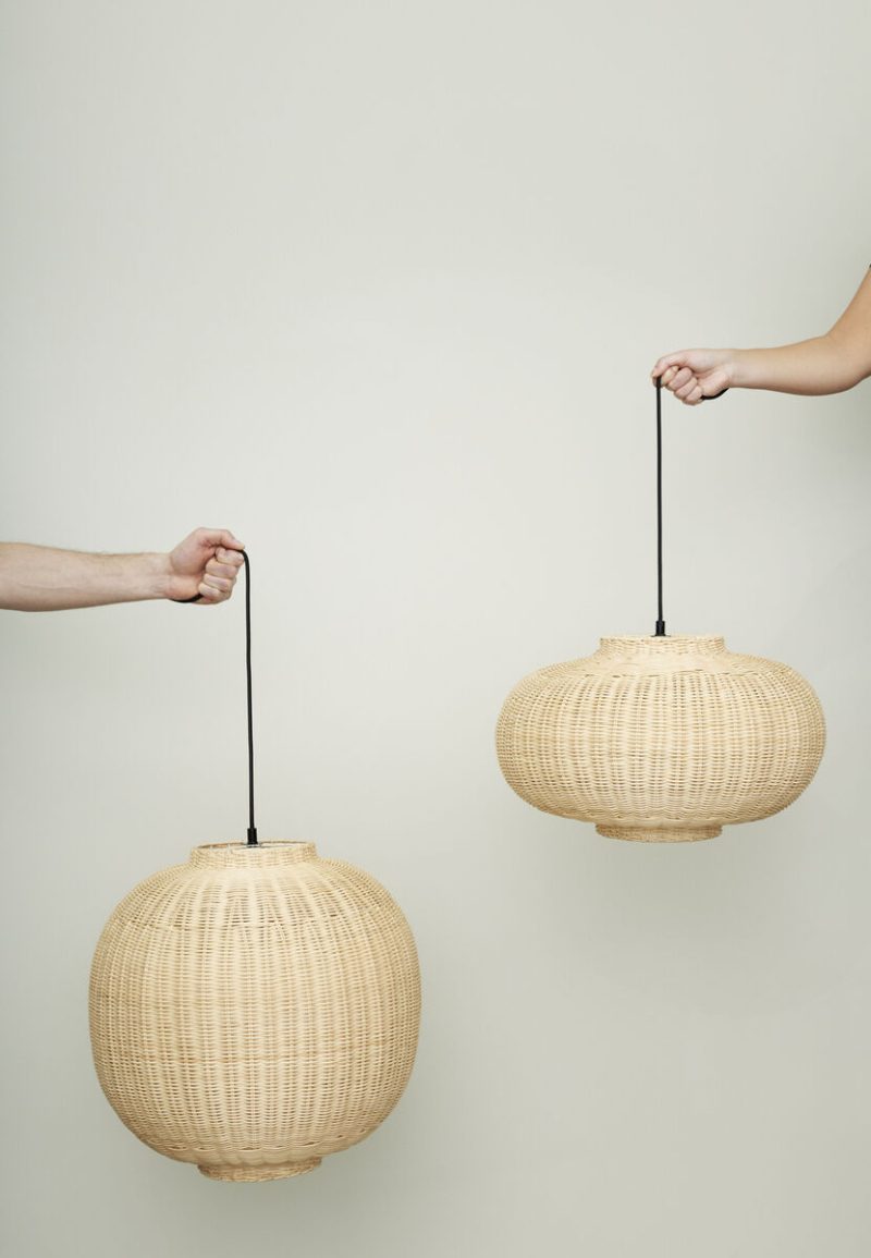 Suspension CHAND - ellipse — Naturel