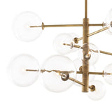 Lustre Argento S - vue de détail globes verre soufflé