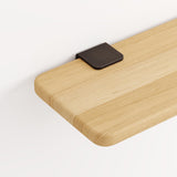 Détail de l'accroche murale BRACKET finition Acier Patiné