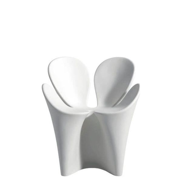 Chaise Clover — White