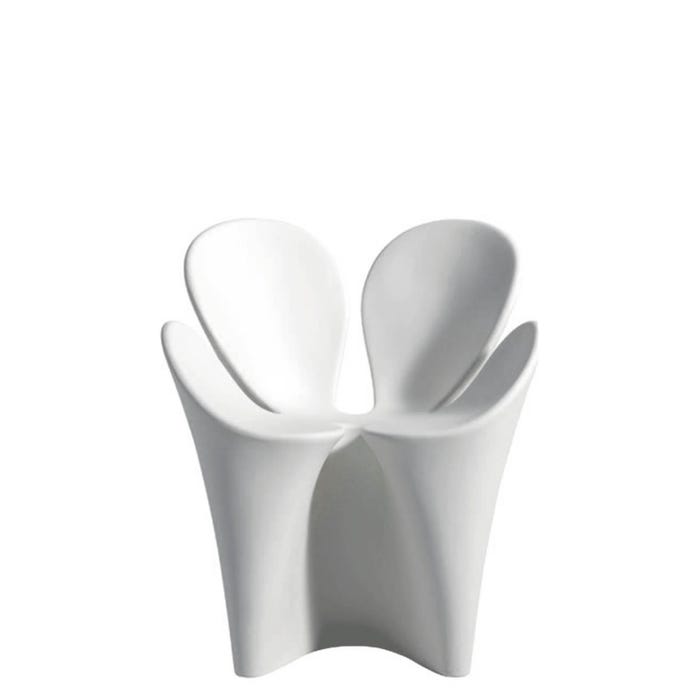 Chaise Clover — White