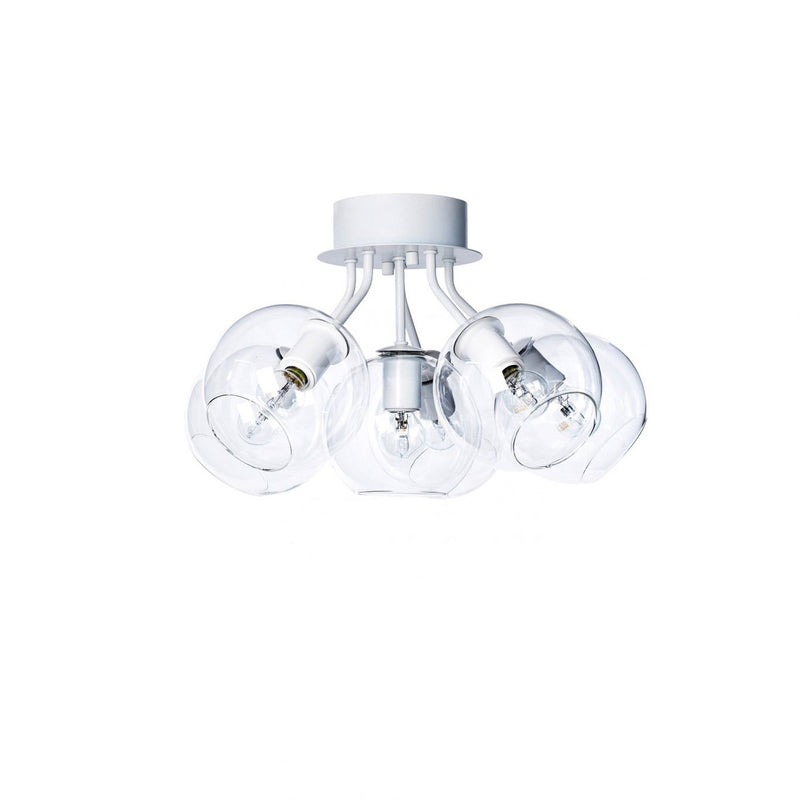 Plafonnier Tage 50 (6 ampoules) — Blanc