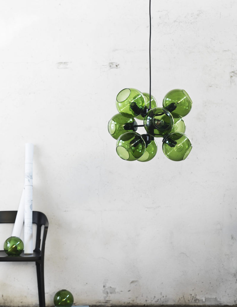 Suspension Tage 50 — Noir & Vert