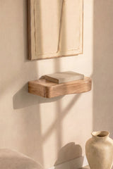 Console d'entrée murale en bois d'acacia Nireimi 40 cm