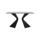 Console Gloria 140x45cm noire Kare Design
