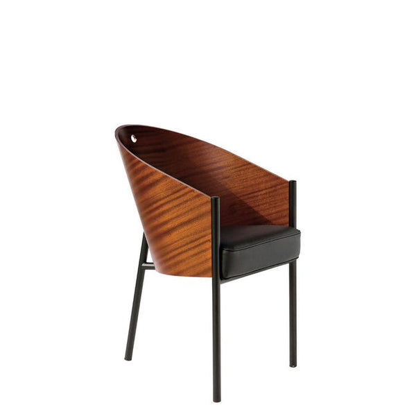 Chaise Costes — Natural, black, black