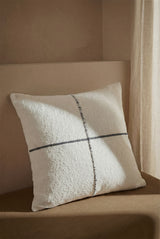 Coussin LOUISA - Blanc Bleu Marine