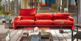 Canapé Maralunga Cassina, design Vico Magistretti (visuel version rouge nubuck ⚠️ - couleur Lookbold-corda à confirmer)