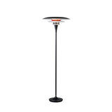 Lampadaire DIABLO — Ø50 noir mat / rouge brillant
