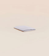 Drap plat satin de coton Tediber, coloris Gris Ecume