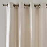 Rideau œillets CALDA — Chenille aspect velours