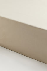 Drap-housse en coton — Beige clair (180x200cm)